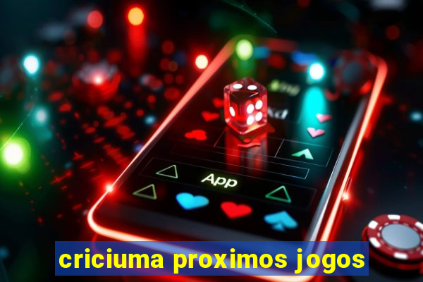 criciuma proximos jogos